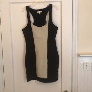Black and White bodycon dress